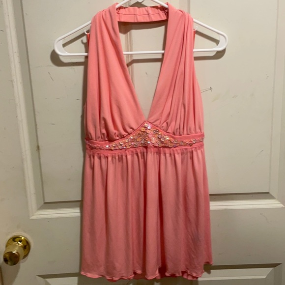 Arden B tank top dressy pink peach colored NWOT - Picture 3 of 17